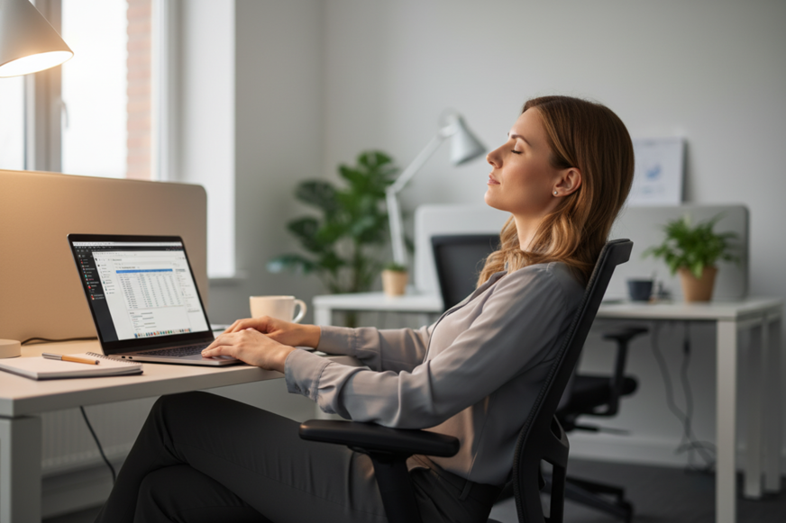 Ein müder Erwachsener sitzt am Steuer eines Autos und wirkt schläfrig während der Fahrt.